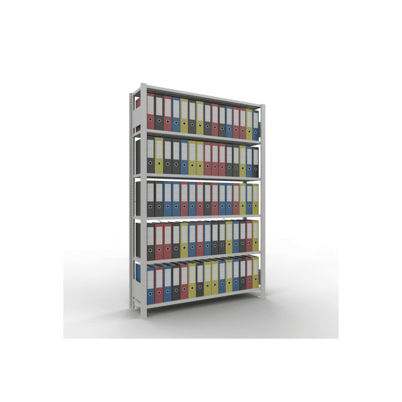 Schulte Büro- und Archivregale Stecksystem MULTIplus85, einseitig nutzbar