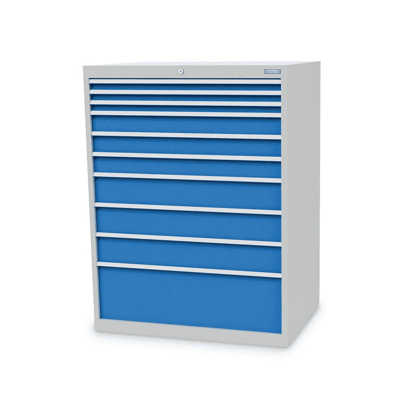 Bedrunka+Hirth Armoire à tiroirs, profondeur 736 mm, R 36-24, nombre de tiroirs 10