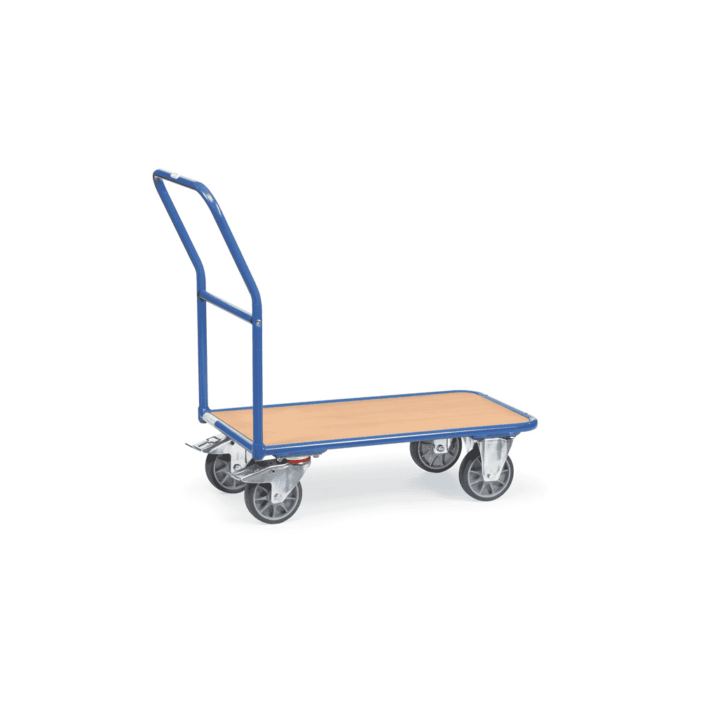 Chariot de transport avec freins sur les roues pivotantes | charge utile 400 kg | différentes tailles de plate-forme
