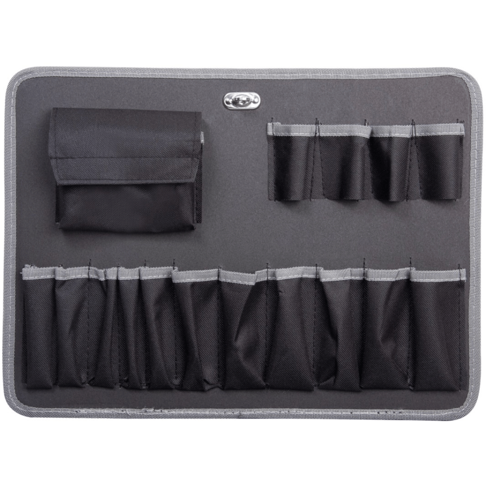 KRAFTWERK BASIC LINE Alu-Werkzeugkoffer mit Metalleckenschutz, leer, BxTxH 430 x 331 x 150 mm