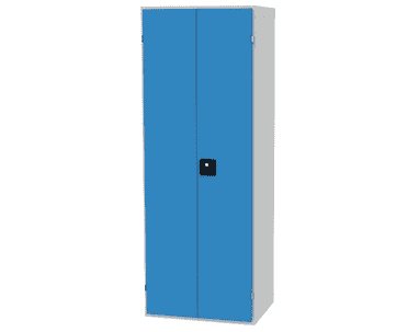 Boîtier armoire d'atelier avec 2 portes battantes, profondeur 500 mm, R 24-16, en deux hauteurs