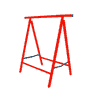 Arbeitsbock CLAP rot, Tragkraft 100 kg