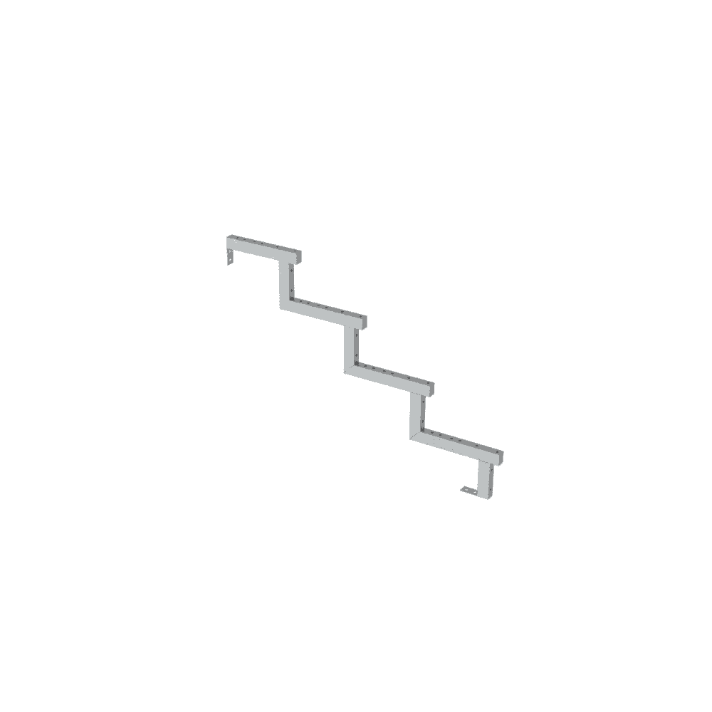 PLUS Limon d'escalier à 34,2°, profondeur de marche 280 mm, disponible en plusieurs versions