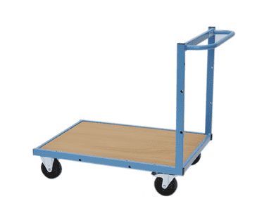 Bedrunka+Hirth Transportwagen mit Holzboden, Tragkraft 300 kg, 900 x 620 x 860 mm