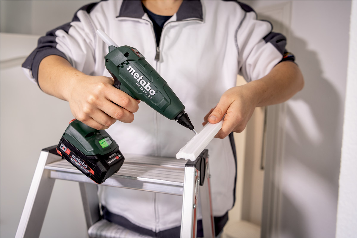 Metabo Akku-Heissklebepistole HK 18 LTX 20, 18 V in zwei Ausführungen