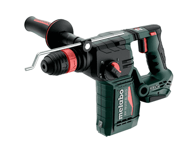 Metabo Marteau à batterie KH 18 LTX BL 24 Q, 18 V avec mandrin interchangeable Quick, en trois versions