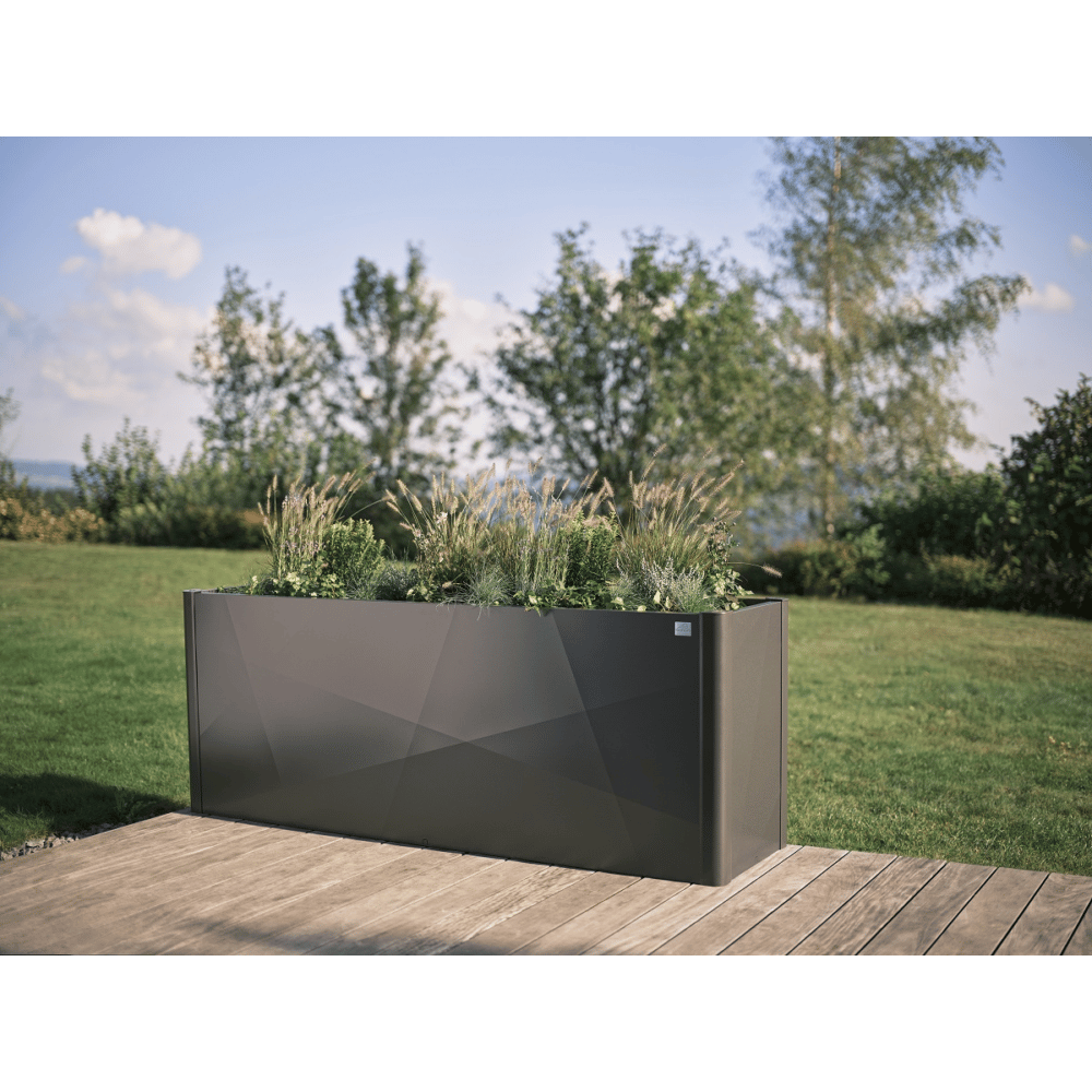 Biohort Pflanzbeet Belvedere® X-Design, 200 Maxi, quarzgrau-metallic, 2010 x 530 x 770 mm, 180 Liter