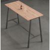 Besprechungs-Stehtisch Loris, 1750 x 680 x 1042 mm, Dekor/Holzart Asteiche