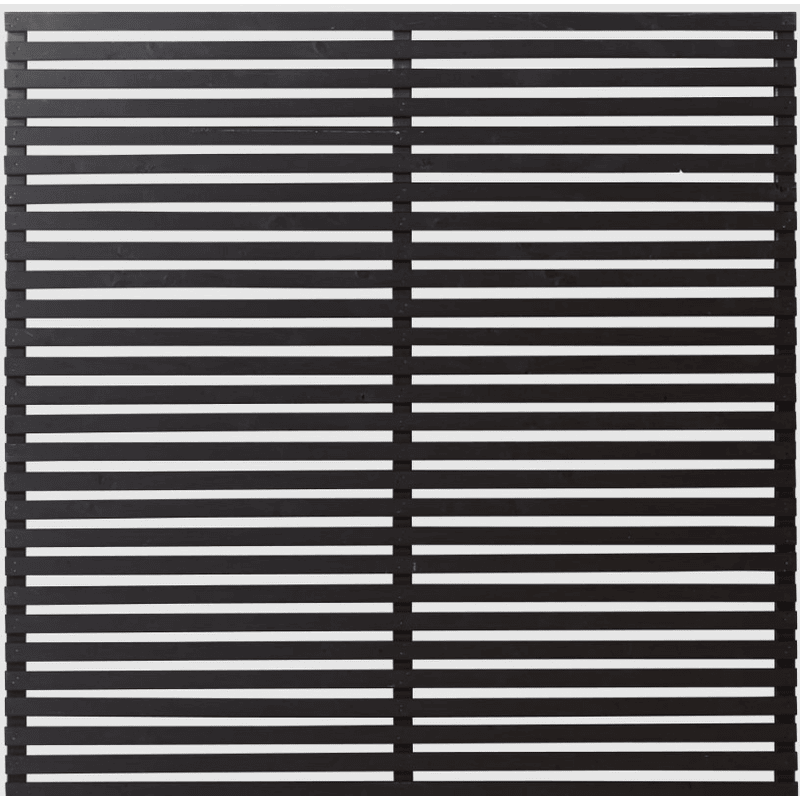 PLUS Pergola double avec clôture Tokyo, noir RAL 9005, modèle 3, L x P x H 6 640 x 2 380 x 2 170 mm