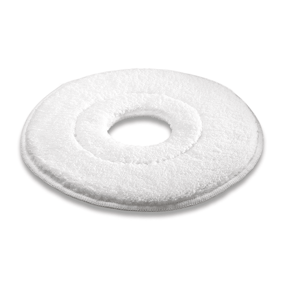 Kärcher Mikrofaser-Scheibenpad, weiss, Ø 280 mm für Scheuersaugmaschine BD 30/4 C, B 90 R, 5 Stück