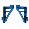 Fetra Jeu de cornes de retenue pour marchandises rondes, bleu