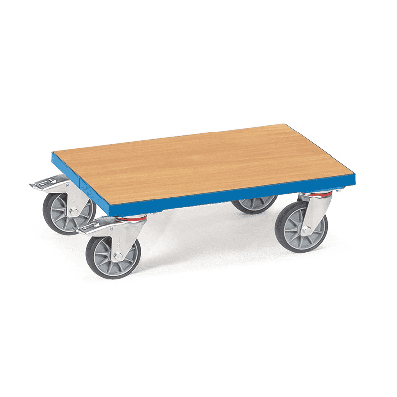 Fetra Eurokasten-Roller 250 kg, mit Bodenplatte, bündig im Rahmen