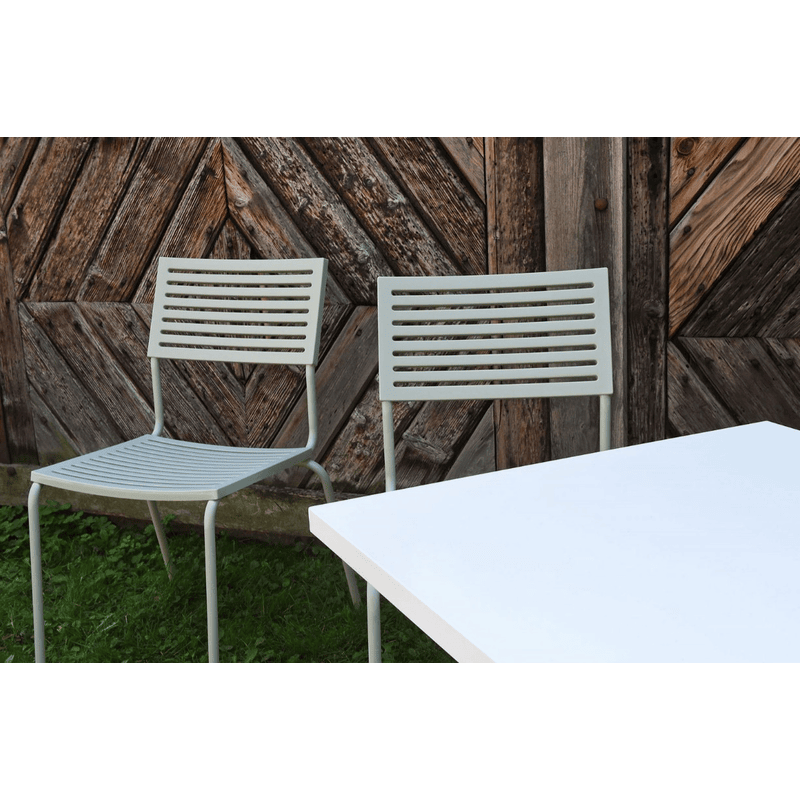 Schaffner Chaise de jardin LAMELLO sans accoudoirs, revêtement par poudre, disponible en plusieurs couleurs