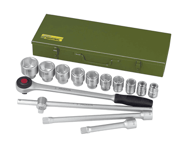 Proxxon Steckschlüsselsatz 3/4" Vierkantantrieb, 14-teilig