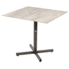 Schaffner Table de jardin BASEL, piètement en acier galvanisé, différents modèles disponibles