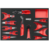 KRAFTWERK PRO LINE EVA KNIPEX Zangen-Einlage, 600 x 400 mm, 12-teilig