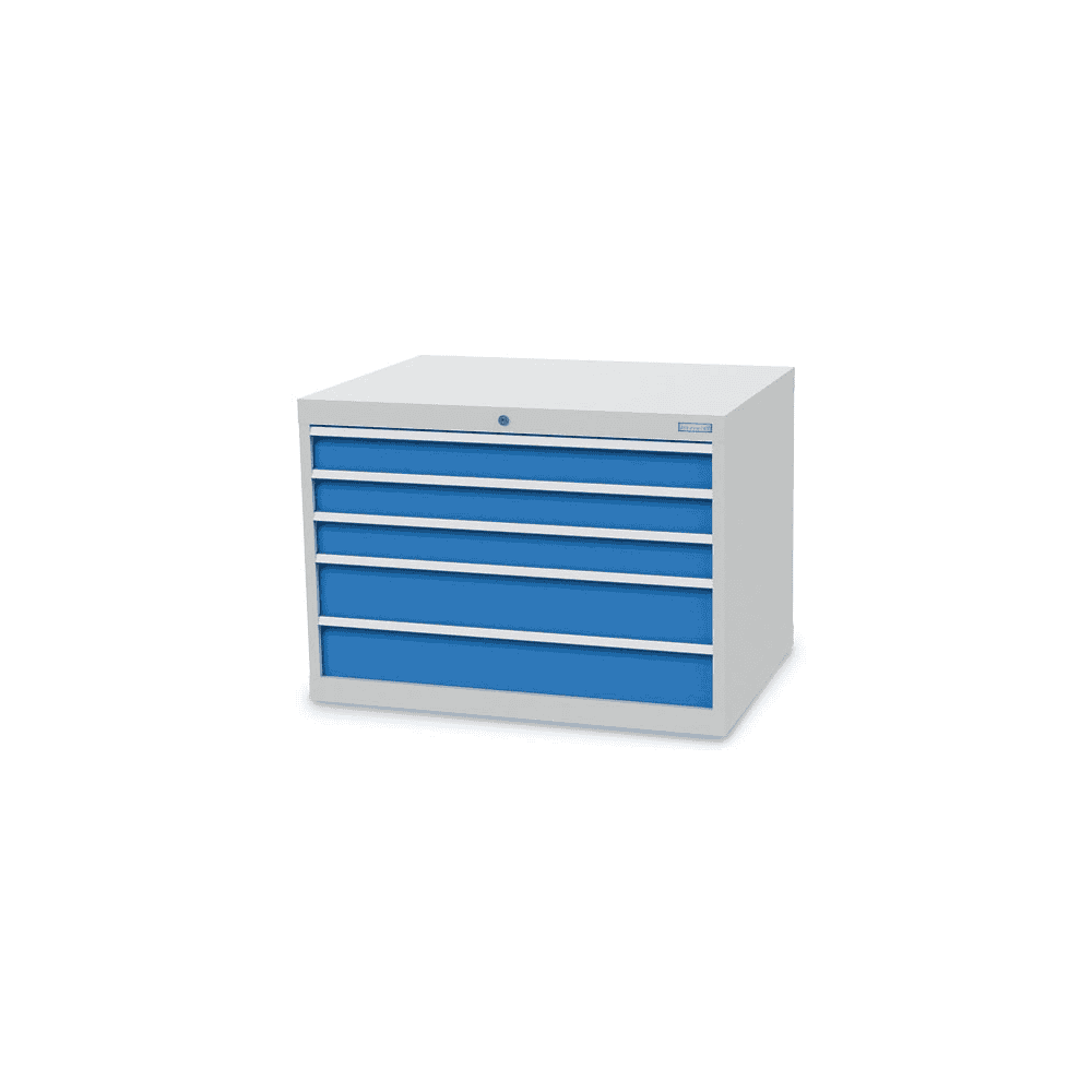 Bedrunka+Hirth Schubladenschrank, Tiefe 736 mm, R 36-24, Schubladenanzahl 5