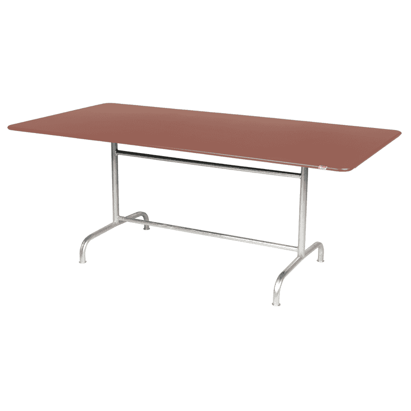 Schaffner Table métallique Rigi avec plateau en acier rabattable, en divers modèles