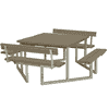 PLUS Twist Ensembles de mobilier de jardin, disponibles en plusieurs modèles