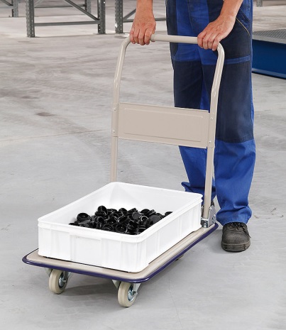 Transportbehälter weiss - für Lebensmittel, 600 x 400 x 135 mm