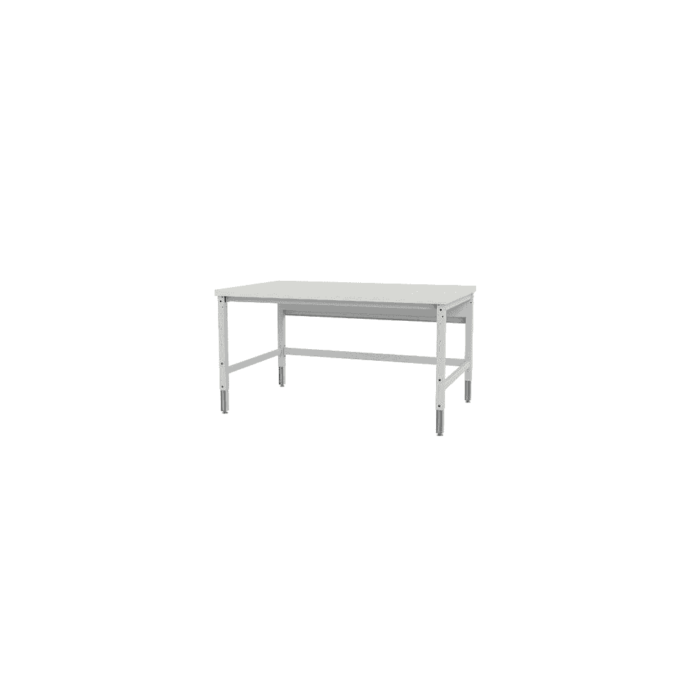 Bedrunka+Hirth Packtisch Komfort, Grundtisch Tiefe 900 mm, höhenverstellbar mit Klemmfeststellung, 2000 x 900 mm