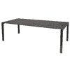 Schaffner Table de jardin LUZERN en fibre de verre extensible, L x L 2200/2800 x 1000 mm, disponible en 3 versions