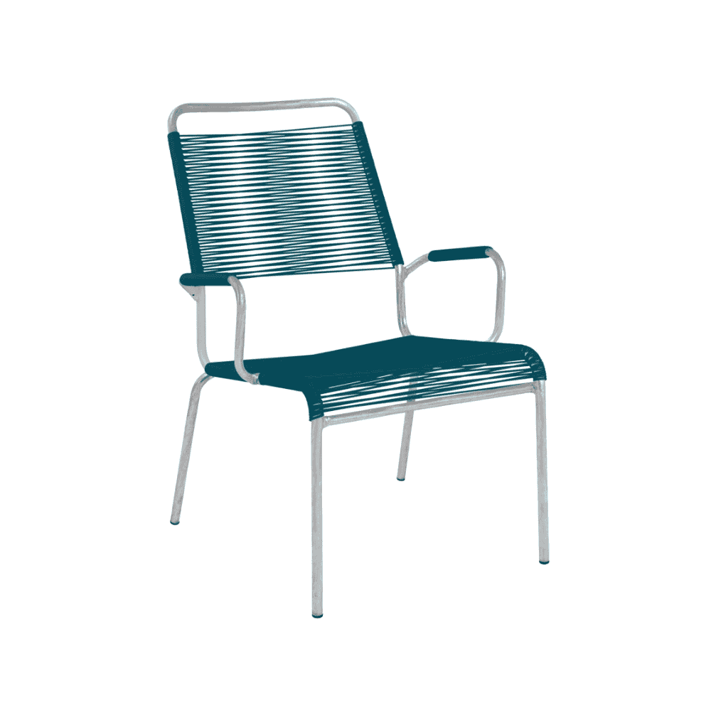 Schaffner Salon Fauteuil spaghetti RIGI avec accoudoirs, en diverses couleurs