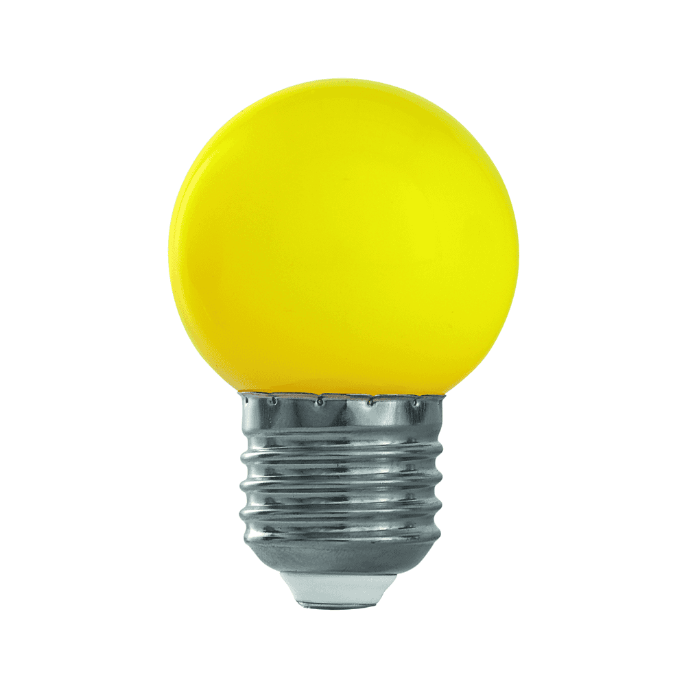 Steffen GardenLine LED Lampen 10er Set farbig (blau, grün, gelb, rot), 1 W, E27, IP20, 45 x 70 mm