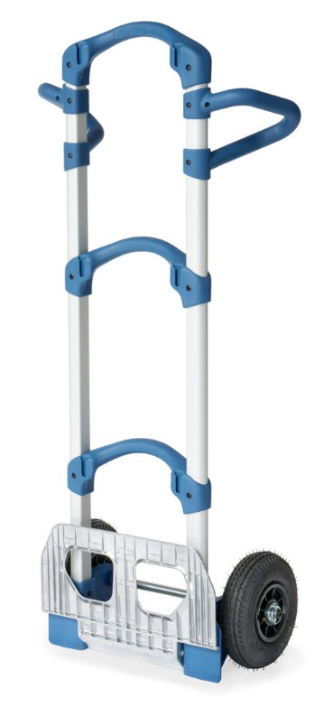 Fetra Alu-Kompaktkarre Wuppi mit Klappschaufel, Tragkraft 200 kg