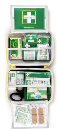 Trousse de premiers secours moyenne, Cederroth 390101, L x H x P 231 x 190 x 78 mm
