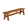 Country Plankenbank, diverse Farben, 1770 x 370 x 460 mm