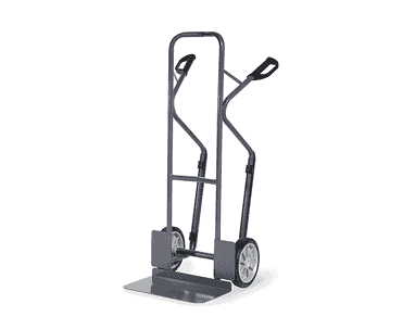 Fetra ESD-Stapelkarre mit Stahlblechschaufel, Höhe 1300 mm