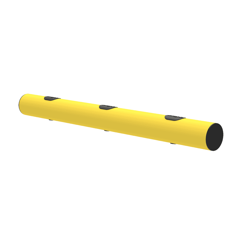Barrière profilée au sol "Mike", protection anti-encastrement, en diverses tailles