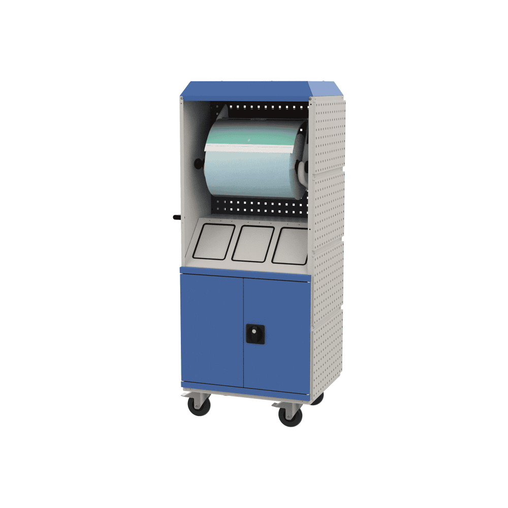 Bedrunka+Hirth Kubik 5S Reinigungsstation Trio, BxTxH 690 x 530 x 1690 mm