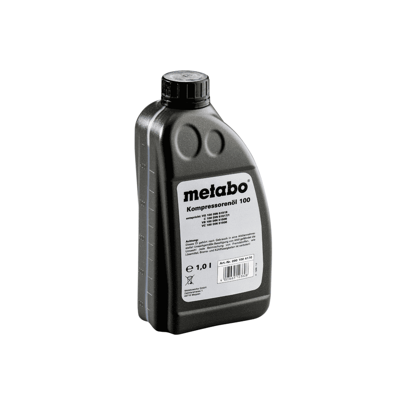 Metabo Kompressorenöl 1 Liter für Kolbenverdichter