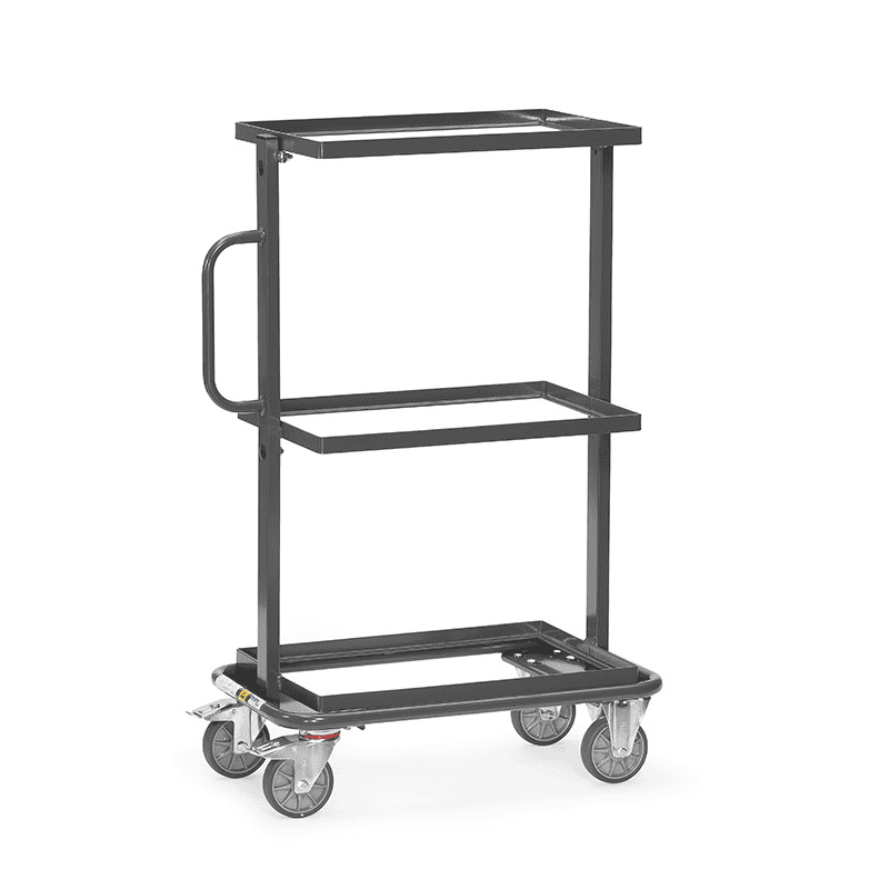 ESD-Beistellwagen mit und ohne Plattform, 821 x 455 x 1178 mm