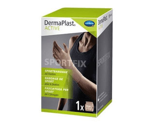 Bandage sportif DermaPlast Active, 5 m x 80 mm, couleur naturelle
