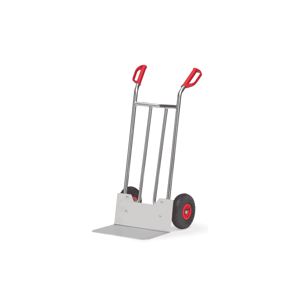 Fetra Alu-Sackkarre 150 kg Tragkraft, Höhe 1150 mm, extra breite Schaufel