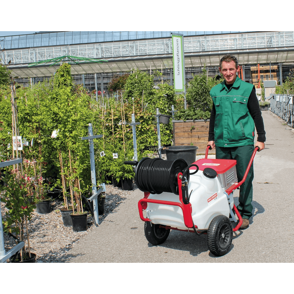 Birchmeier Akku-Schubkarren-Sprühgerät A 130 AC, Füllmenge 130 l, 18 V in drei Ausführungen