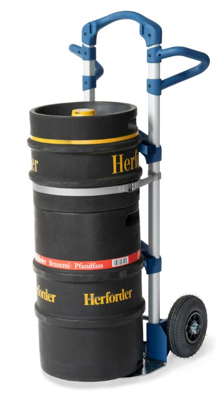 Fetra Alu-Kompaktkarre Wuppi mit Klappschaufel, Tragkraft 200 kg
