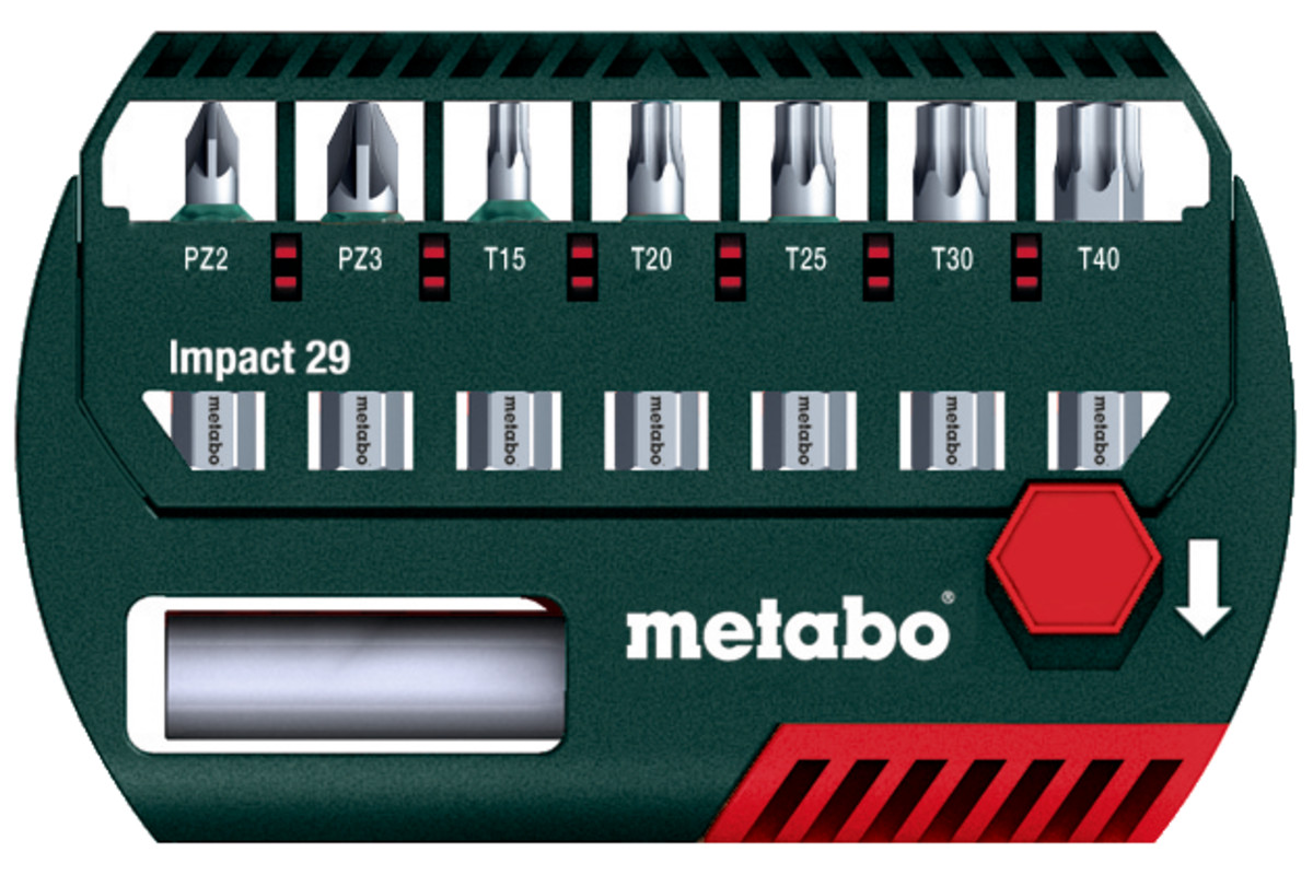 Metabo Bit-Box Impact (PZ / TX), 8-teilig