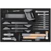 KRAFTWERK BT700 Werkstattwagen, 8 Schubladen, BASIC, inkl. Werkzeug, 351-teilig, BxTxH 719 x 474 x 1000 mm