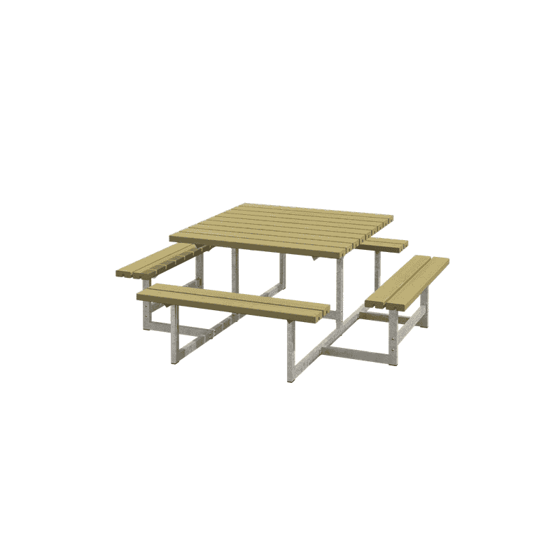Picnic Kombi-Gartenmöbel,  diverse Farben, 2000 x 2000 x 730 / 450 mm