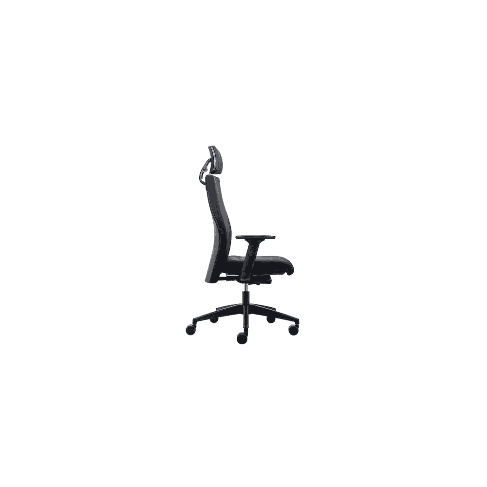 Chaise de bureau Interstuhl 179RS avec dossier haut et appui-tête, L x P x H 640 x 640 x 1340 mm
