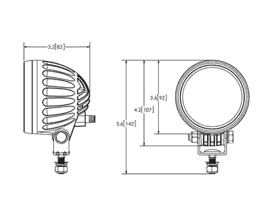 Warnlicht Roter Pfeil LED 12-56V