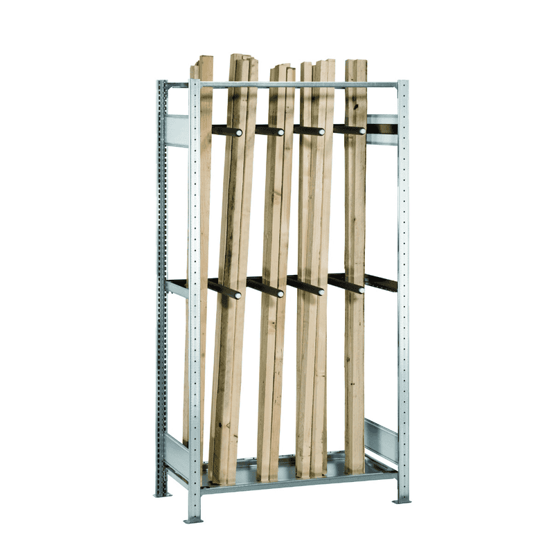 Schulte Langgutregal MULTIplus150, Fachlast 150 kg, in zwei Ausführungen