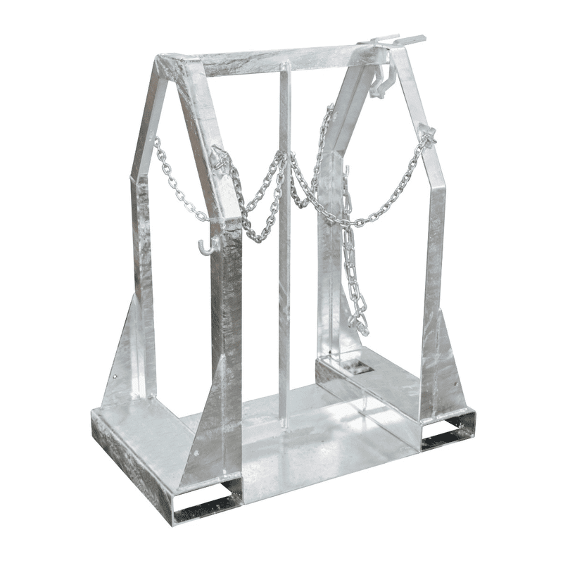 Palette pour bouteilles en acier, type SFP pour bouteilles de gaz acier Ø 250 mm