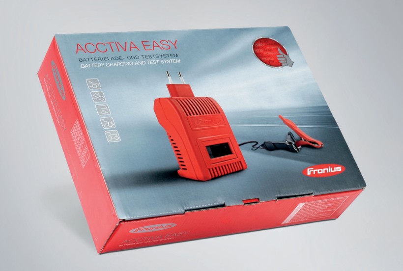 Batterieladegerät Acctiva Easy 1206, 6 A, 12 V, für Blei-Starterbatterien mit Testfunktion und Display