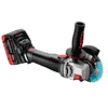 Metabo Akku-Winkelschleifer WB 18 LT BL 11-125 Quick, 18 V mit 2x Li-Power Akkus (18 V / 5.2 Ah), Ladegerät ASC 55 und metaBOX 165 L