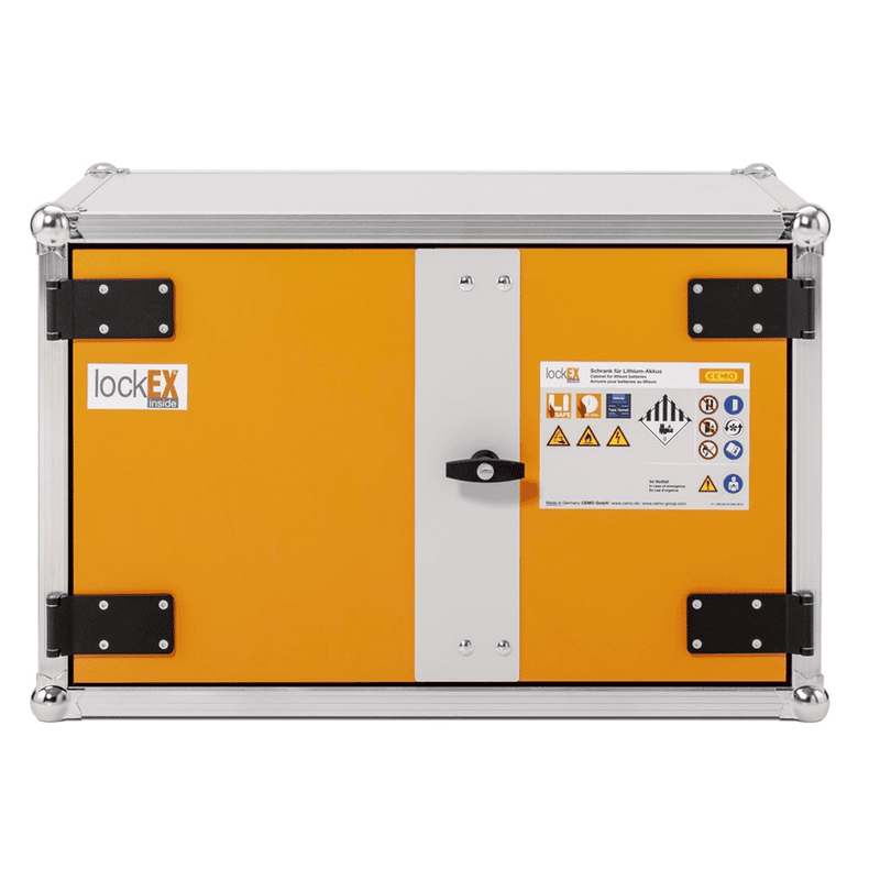 Cemo Armoire de stockage et de recharge de batteries 8/5 LockEX 2.0, pour le stockage et la recharge batteries au lithium